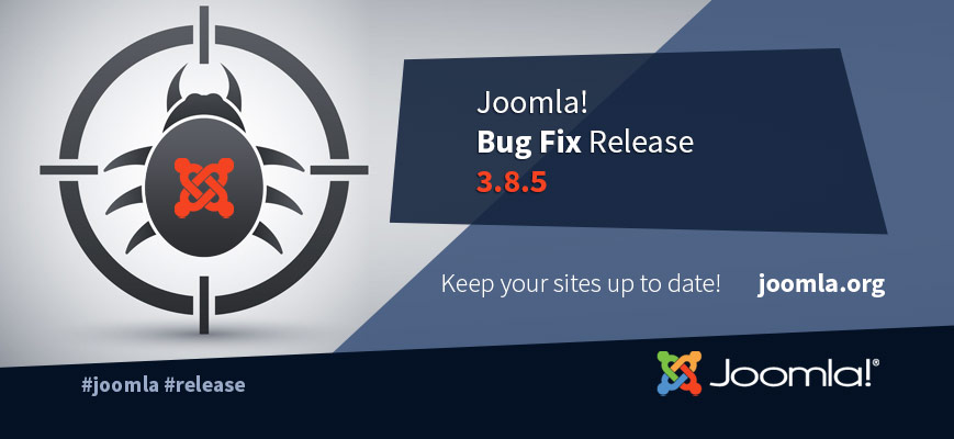Joomla! 3.8.5 is vrijgegeven