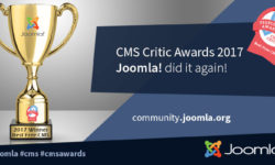 Joomla! is gekozen tot het beste gratis CMS van 2017