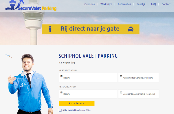 Schiphol Valet Parking
